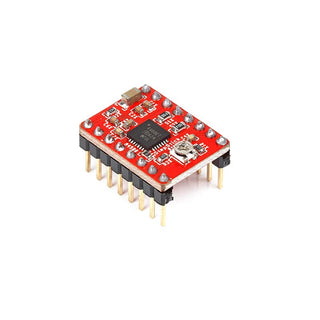 A4988 Stepper Motor Driver Module with Heat Sink For 3D Printer (Red)