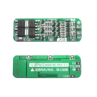 3 Series 20A 18650 Lithium Battery Protection Board 11.1V 12V 12.6V