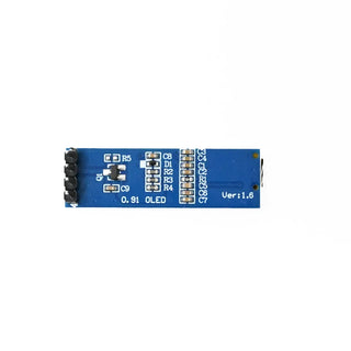 0. 91 Inch 128 x 32 IIC I2C Blue OLED LCD Display SSD1306 Driver DC 3. 3V 5V Module