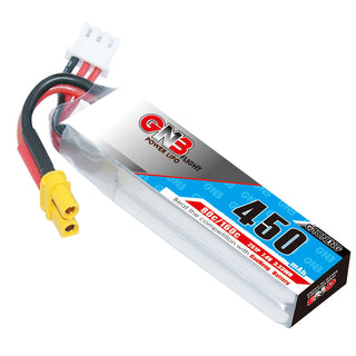 GNB 450mAh 2S1P 7.4V 80C Long Type Lipo Battery