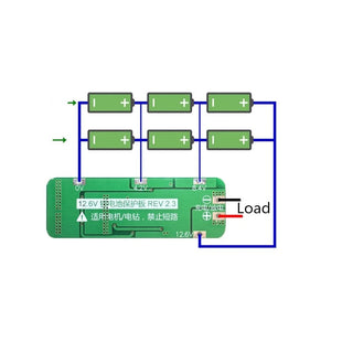 3 Series 20A 18650 Lithium Battery Protection Board 11.1V 12V 12.6V