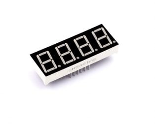 0.56 inch Red 4 Digit 7 Segment LED Display CC 12pin (2 pcs.)