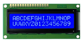 Original JHD 16x2 Character LCD Display- Blue