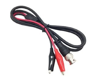 1.5M BNC Male to Dual Alligator Clip Oscilloscope Test Probe Lead Cable