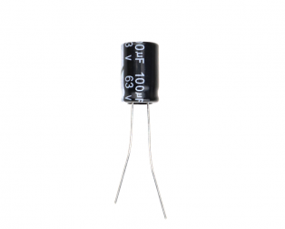 100 uF 63V Through Hole Electrolytic Capacitor (Pack of 30)