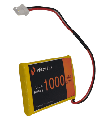 Witty Fox 3.7V 1000mAh Li-Ion Battery