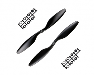 1045(10×4.5) SF Propellers Black 1CW+1CCW-1pair-Normal Quality