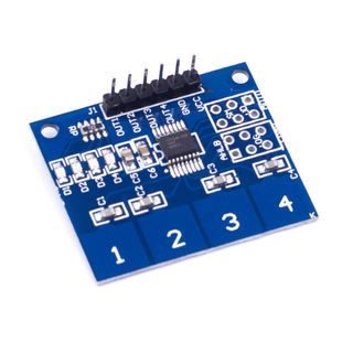 TTP224 4 Channel Capacitive Touch Sensor Module