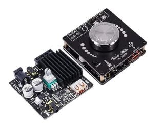 ZK-1002M 100W+100W 2.0 Stereo Bluetooth 5.0 Digital Amplifier Board Module Multiple Inputs