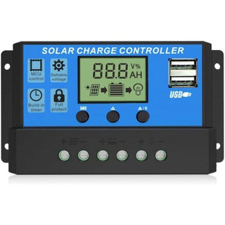 30A Intelligent LCD Solar Controller with USB Output Port