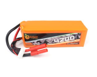 Orange 22.2V 4200mAh 35C 6S Lithium Polymer Battery Pack