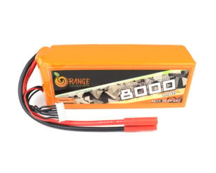 Orange 22.2V 8000mAh 25C 6S Lithium Polymer Battery Pack