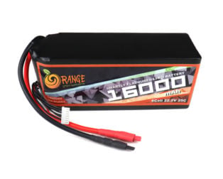 Orange 22.2V 16000mAh 25C 6S Lithium Polymer Battery Pack