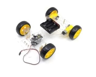 4 WD Single Layer Smart Car Chassis