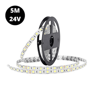 24V RGB 5050 SMD LED Strip Flexible 5M/Roll NO Waterproof