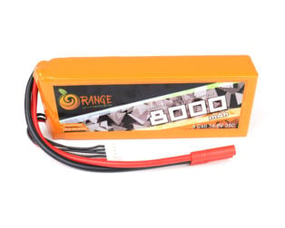 Orange 14.8V 8000mAh 35C 4S Lithium Polymer Battery Pack