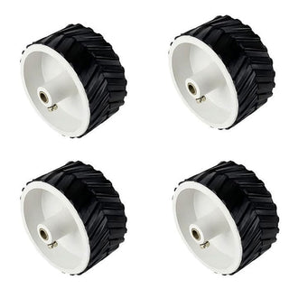 7 X 4 Cm Gear Motor Robot Wheel, Tyres for 6 mm Shaft Geared Dc Motor - 4 Pieces Robotics Science Project