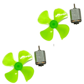 High Speed DC Toy Motor with Fan (2pcs)