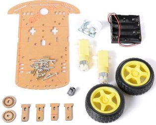 Transparent Robot Smart Car Chassis