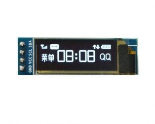 0.91 inch 128×32 Blue OLED Display Module with I2C/IIC Serial Interface