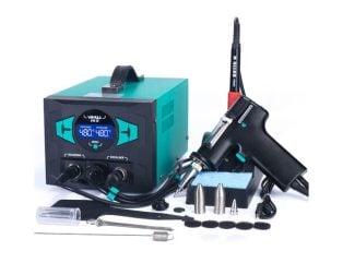 YIHUA 948-III 3 in 1 Desoldering Rework 110W Soldering Iron Welding Solder Suck Vacuum Pick Up Pen Desoldering Soldering Station