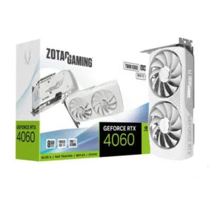 Zotac Gaming GeForce RTX 4060 8GB Twin Edge OC White Edition Graphics Card