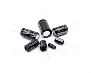 100uF 16V DC Through hole Polymer Aluminium Capacitor (Pack of 20)