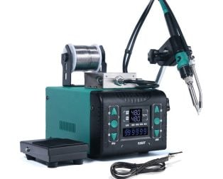 YIHUA 928DT anti static lead free rework station foot operate tin auto soldering iron constant temperature soldering station 60W